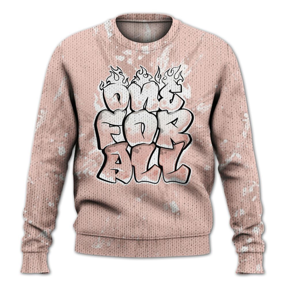 Knitted Sweater To Match Low Legend Pink 11s - Ones For All Graphic Luxury