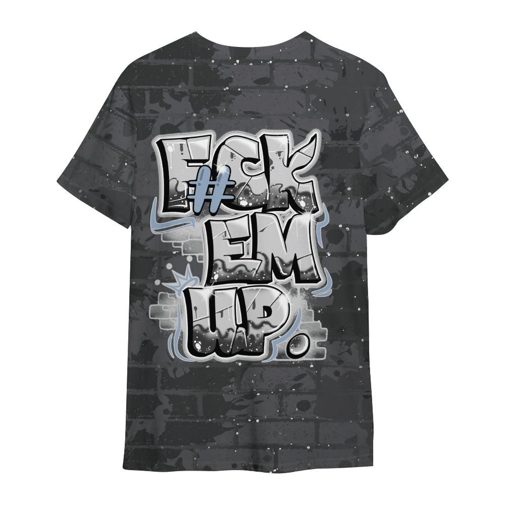 Shirt To Match Reverse Oreo 6s - F#ck Em Graphic Brick Art All Over Print