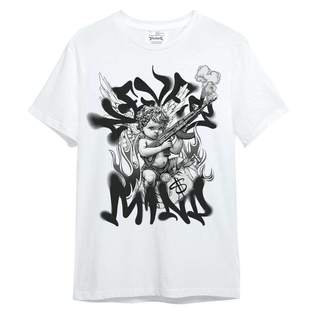 Shirt To Match White Thunder 4s - Nevermind Angel Unisex Shirt