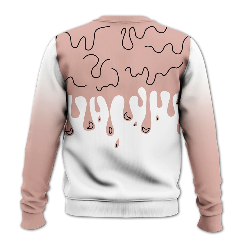 Sweatshirt To Match Dunk Low Pink Velvet - Snake Trust No One Drip All Over Print