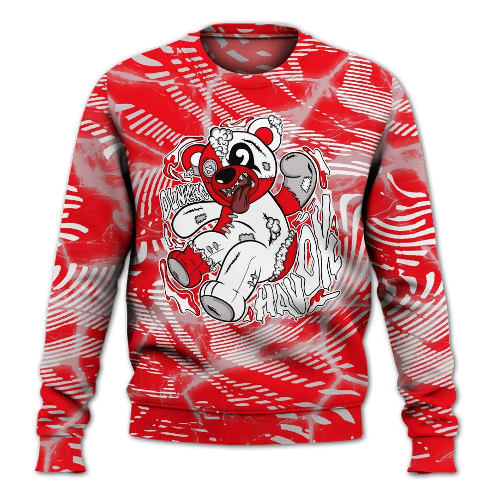Sweatshirt To Match Air Max 1 Low Poly - Havok Bear All Over Print