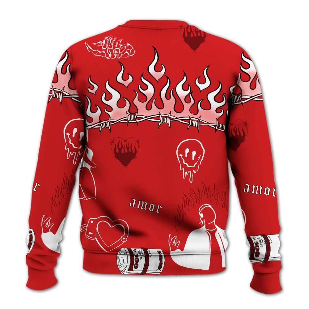 Sweatshirt To Match Low Bred 11s - Snake Trust No One All Over Print