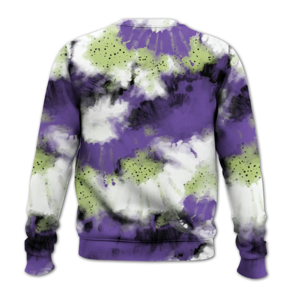 Sweatshirt To Match Canyon Purple 4s - Tie Dye FK Around Find Out All Over Print