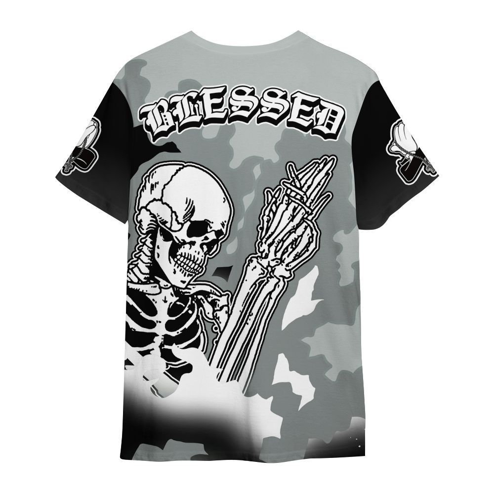 Shirt To Match Black Wolf Grey 12s - Prayed For Enemies Graphic Blessing All Over Print