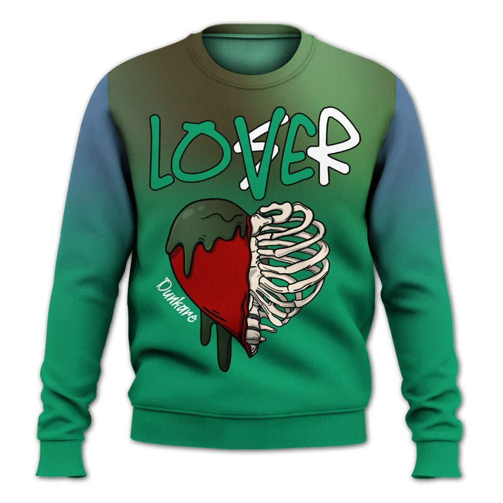Sweatshirt To Match Foamposite Pro Pine Green 2025 - Loser Lover Dripping All Over Print