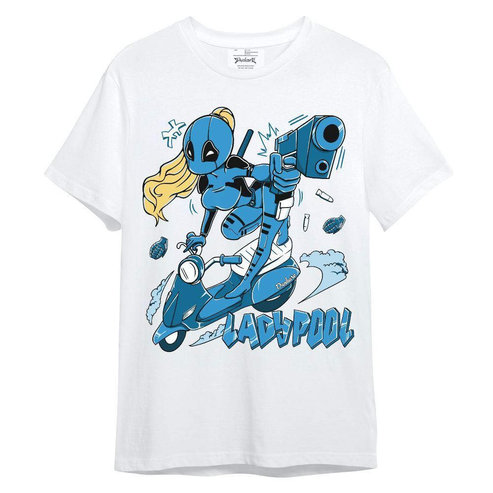 Shirt To Match Powder Blue 9s - Lady Pool Cartoon Unisex Shirt