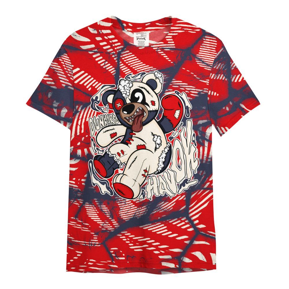 Shirt To Match Low OG Howard University 1s - Havok Bear All Over Print