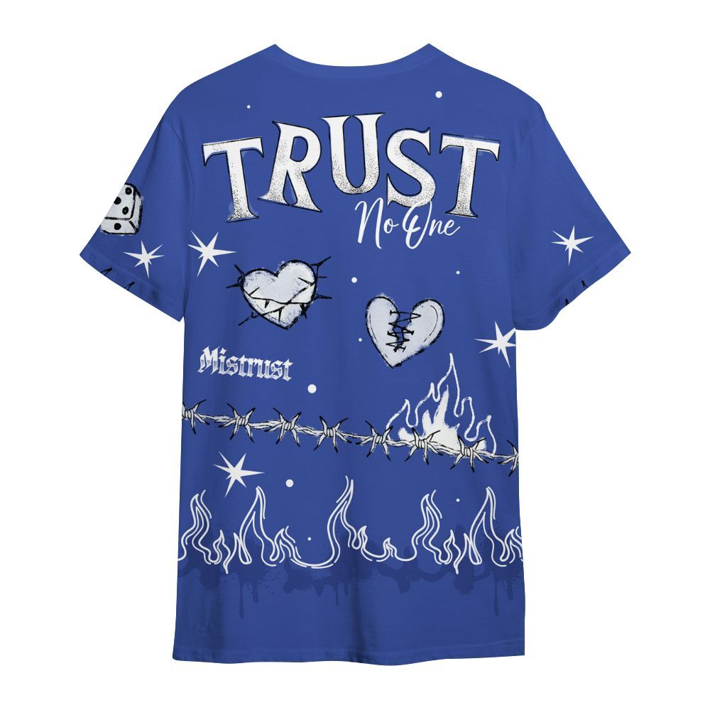 Shirt To Match Air Griffey Max USA Red White Blue 1s - Trust No One Snake-Bite Doodle Crayon All Over Print