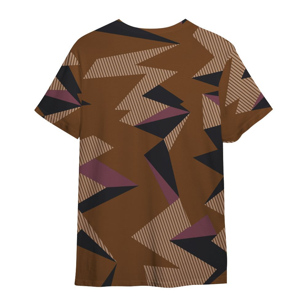 Shirt To Match Archaeo Brown 3s - Geometric Camouflage Pattern All Over Print