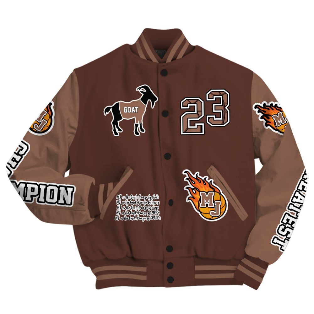 Varsity Jacket To Match KD 4 Christmas - 23 G.0.A.T Jump Up Basketball All Over Print