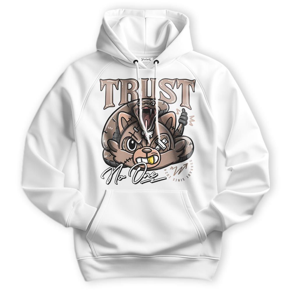 Sweatshirt To Match OG Latte 1s Hoodie - Trust No Raccoon Hoodie Unisex 1805 DNY