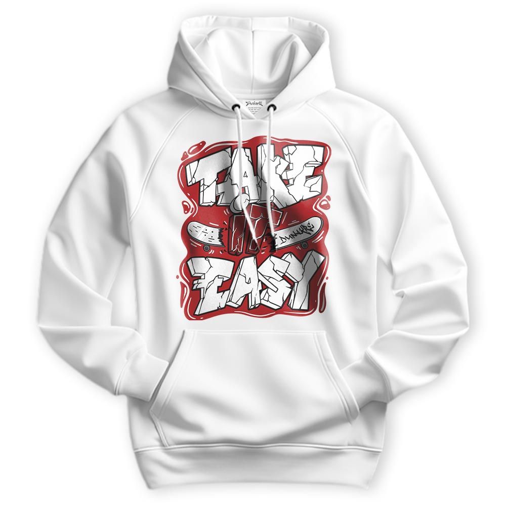 Sweatshirt To Match Red Taxi 12s Hoodie - Take It Easy Graffiti 2 Unisex
