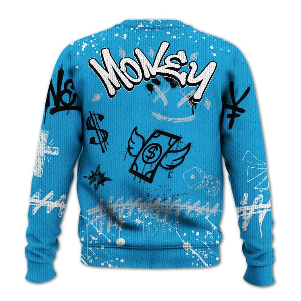 Sweater To Match University Blue Low 2026 11s - Everybody Paid In Full Crayon Graphic