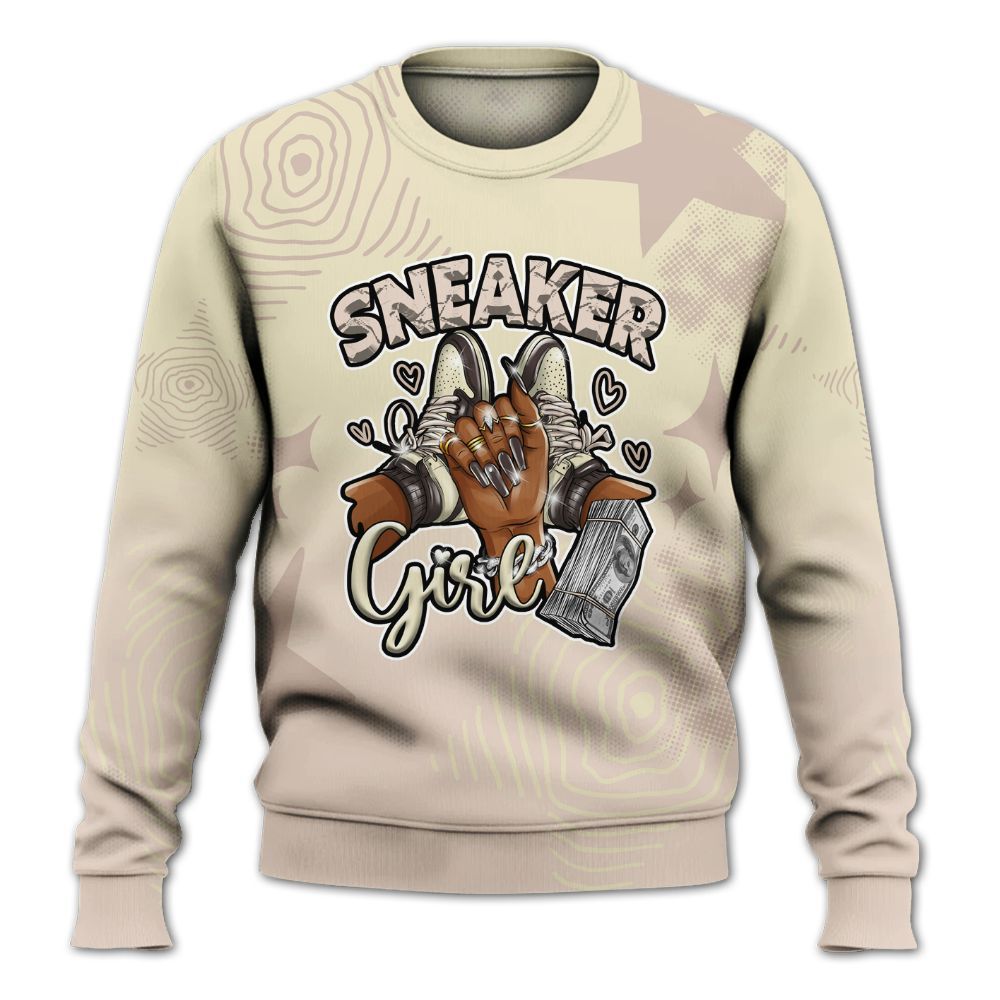 Sweatshirt To Match A Ma Maniere X Fossil Stone 4s - Sneakerz Girlz Unique Starz All Over Print