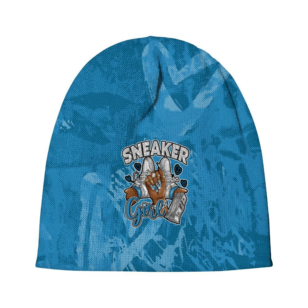 Beanie Hat To Match Powder Blue 9s - Sneakerz Girlz Heart Grunge Graphic