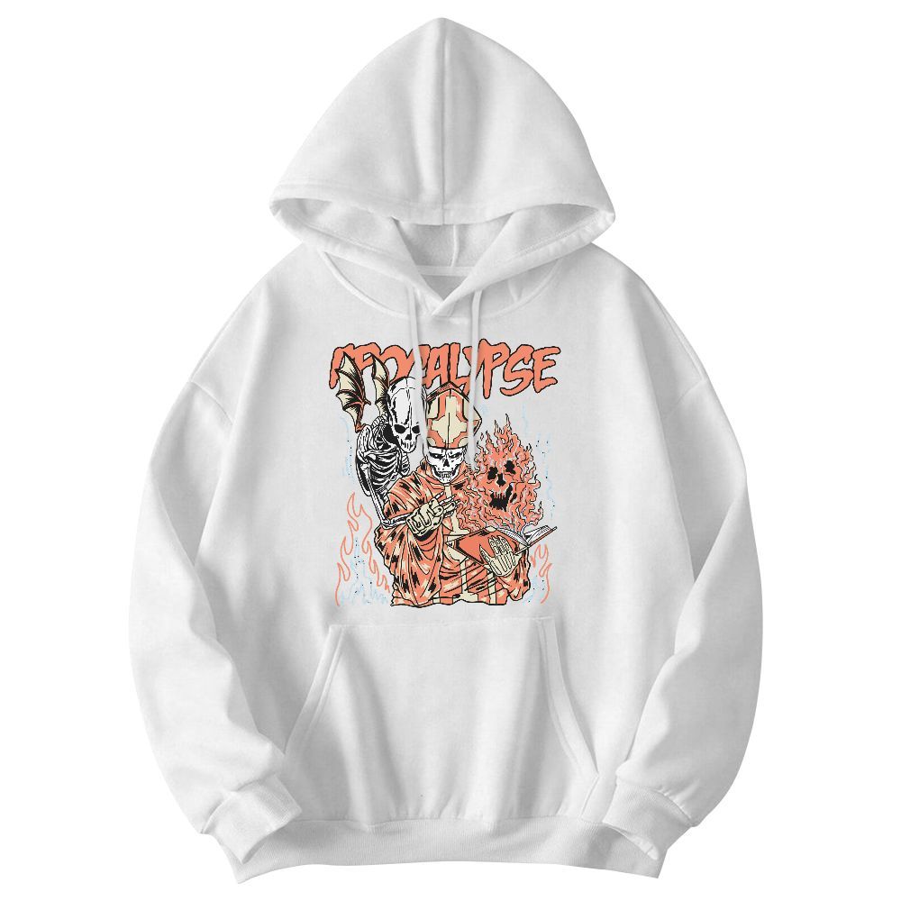Sweatshirt To Match DJ Khaled Crimson Bliss 5s - Apocalypse Skeleton Graphic