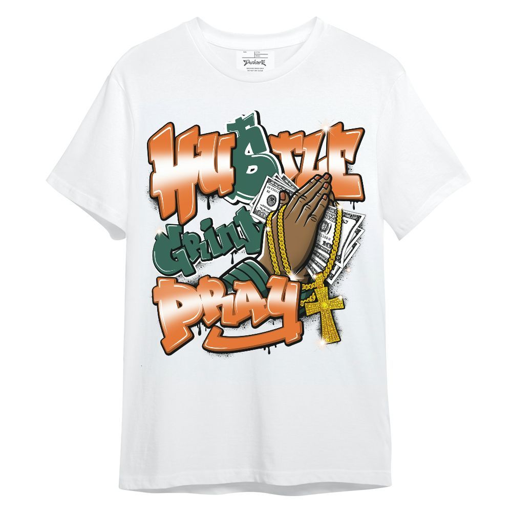 Shirt To Match Dunk Low Ceramic - Hustle, Money Pray Streetwear Unisex Shirt