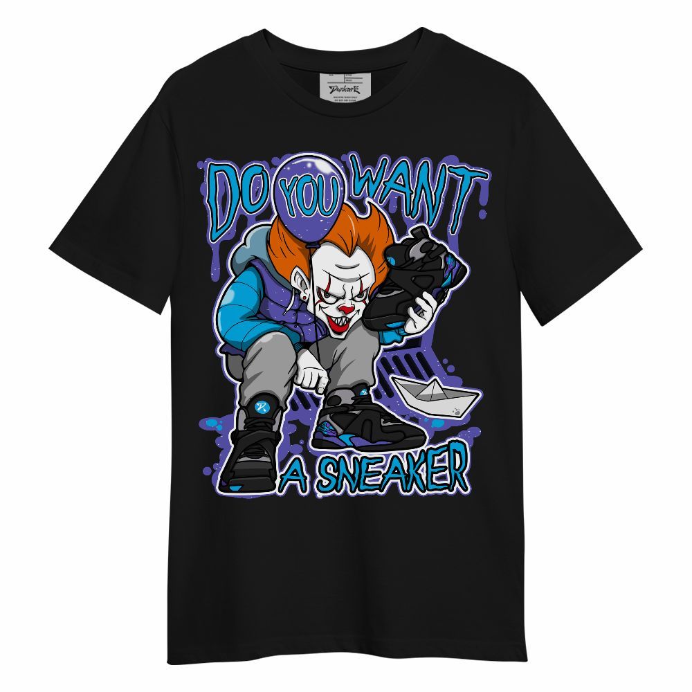 Shirt To Match Retro Aqua 8s - Clown Scary Sneakers Halloween Graphic