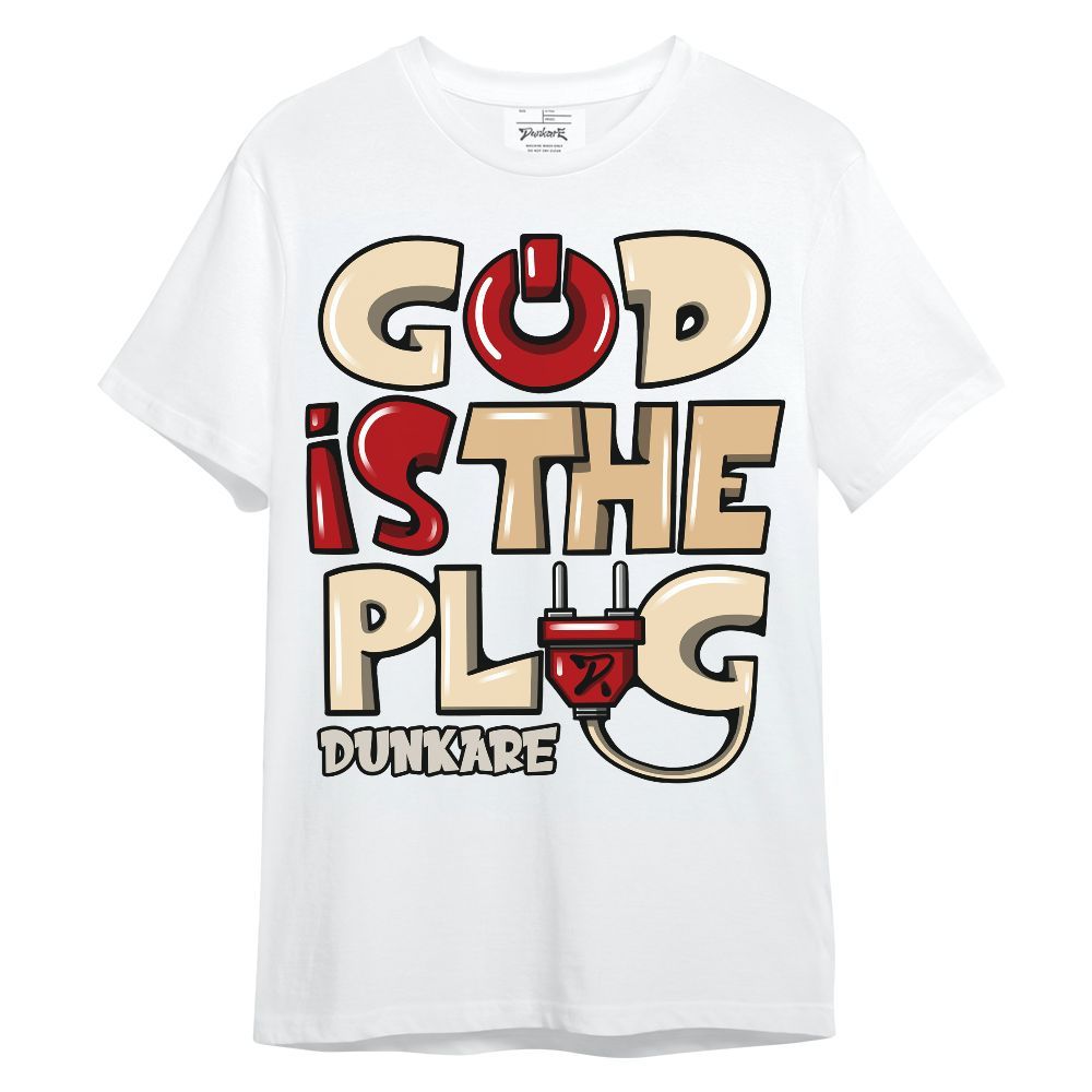 Shirt To Match Dunk Low Strawberry Waffle - God Is The Power Cord Unisex Shirt