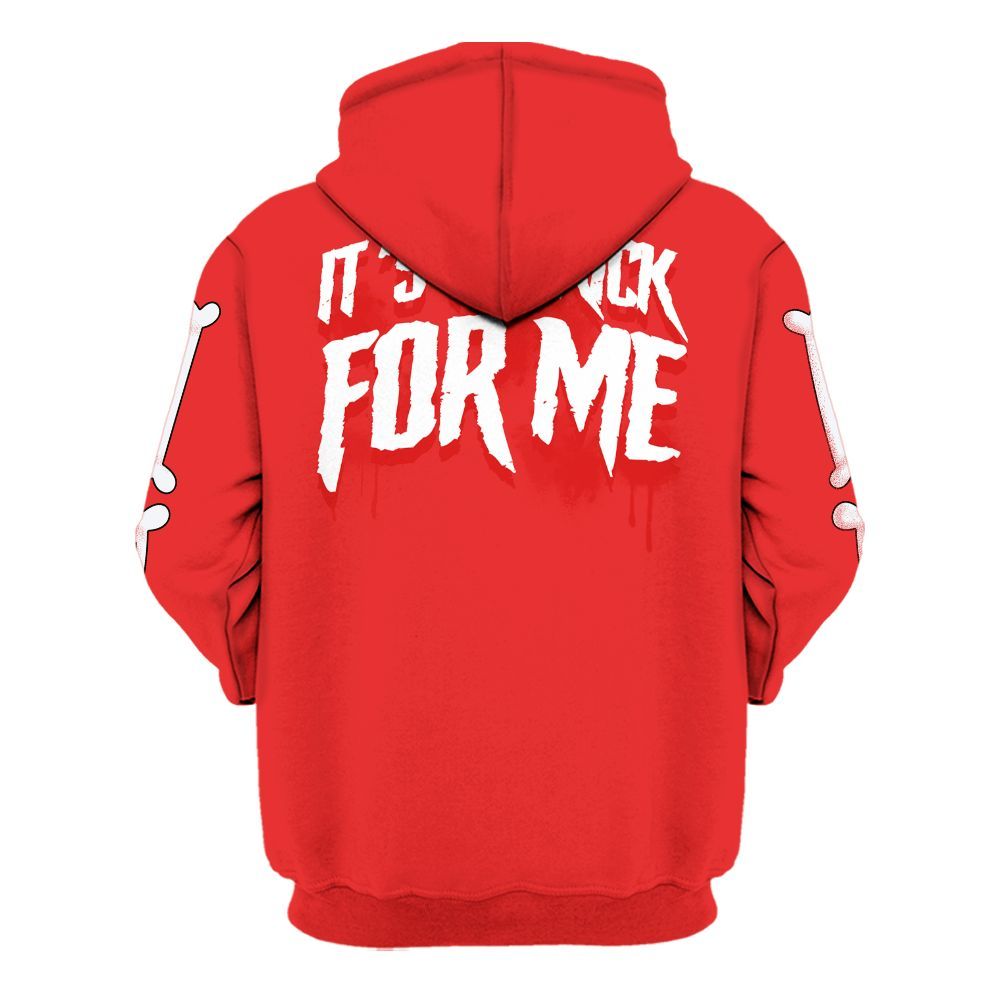 Hoodie To Match Red Thunder 4s - It's The Kick For Me All Over Print