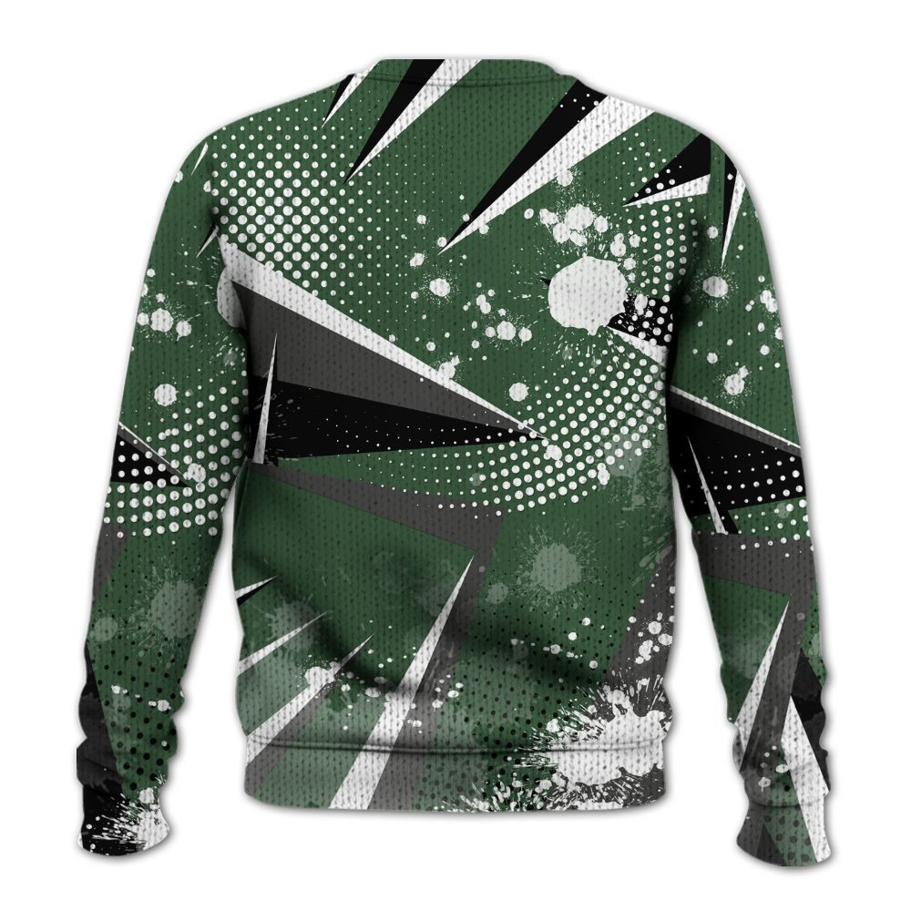 Knitted Sweater To Match Dunk Low Skateboards Black - Poly Trust No One Dripping