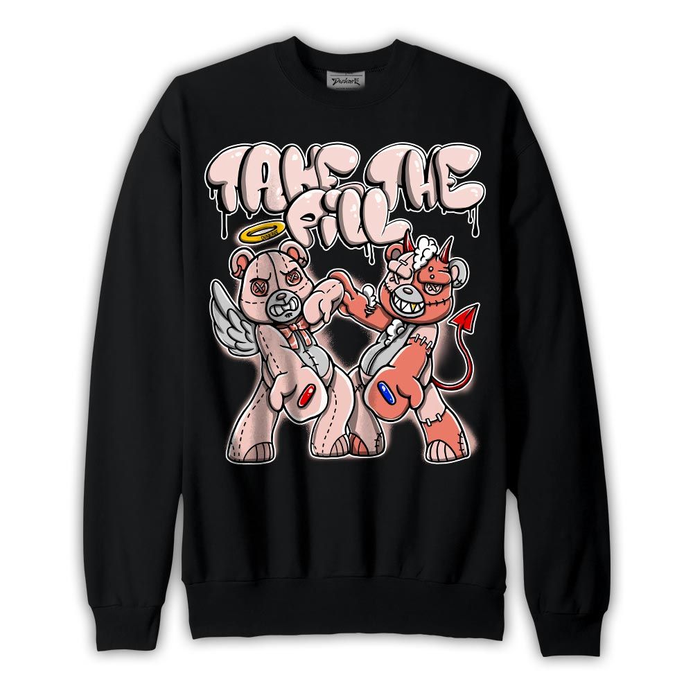 Sweatshirt To match Legend Pink 11s Sweatshirt - Take The Pill Hugz Graphic