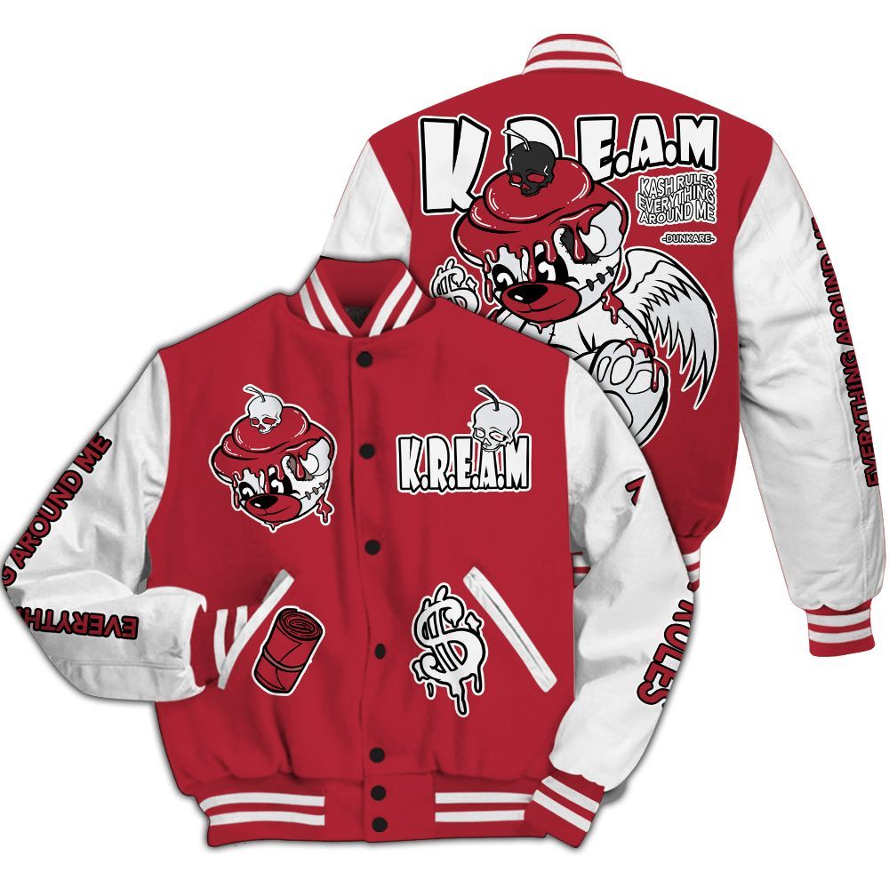 Varsity Jacket To Match Black Toe 14s - Loot Bear All Over Print