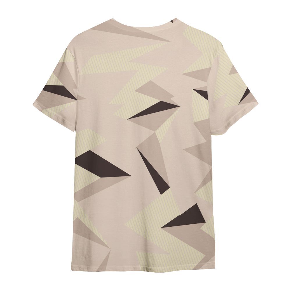 Shirt To Match A Ma Maniere X Fossil Stone 4s - Geometric Camouflage Pattern All Over Print