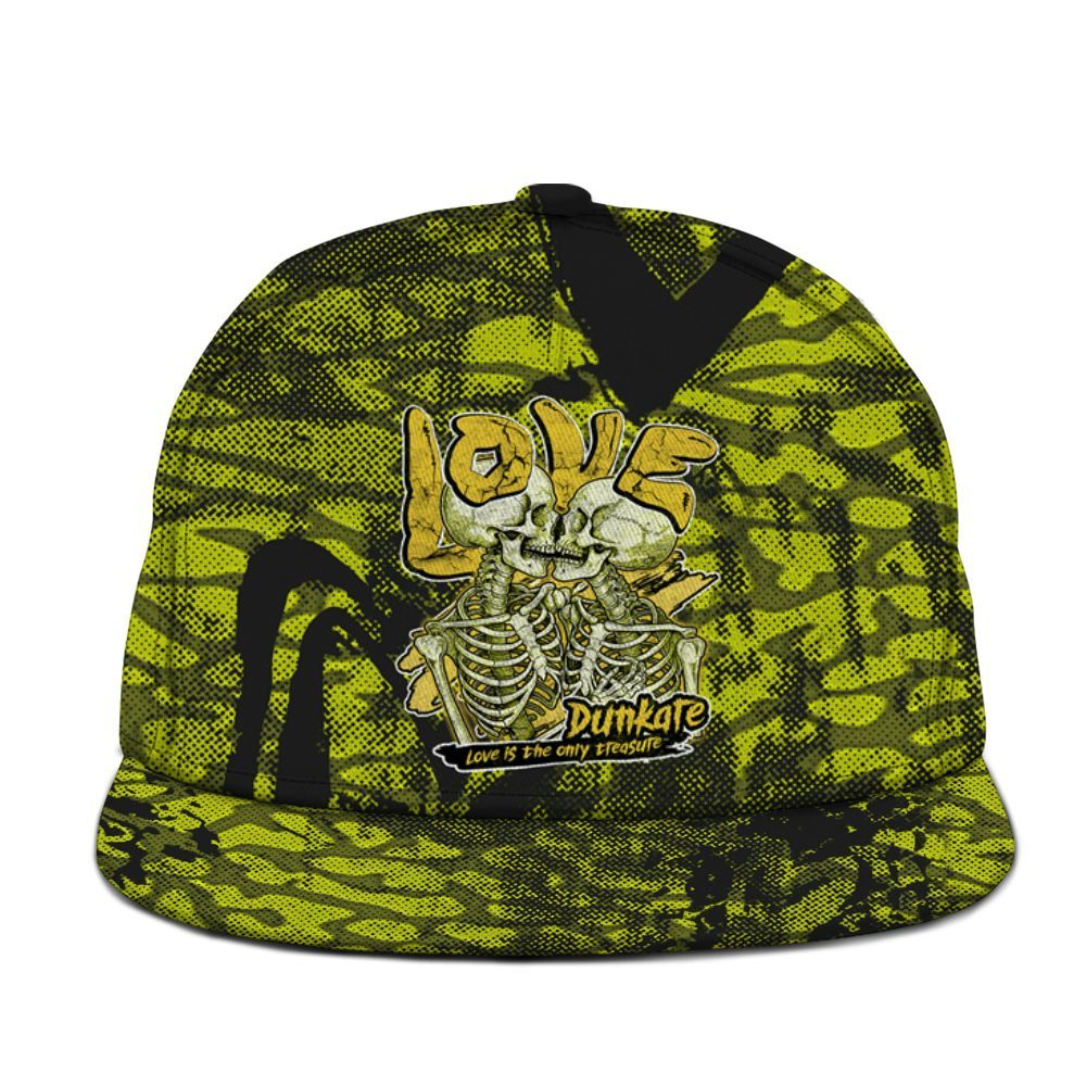 Snapback To Match Dunk Low QS Halloween Skull - Skull Love Graphic