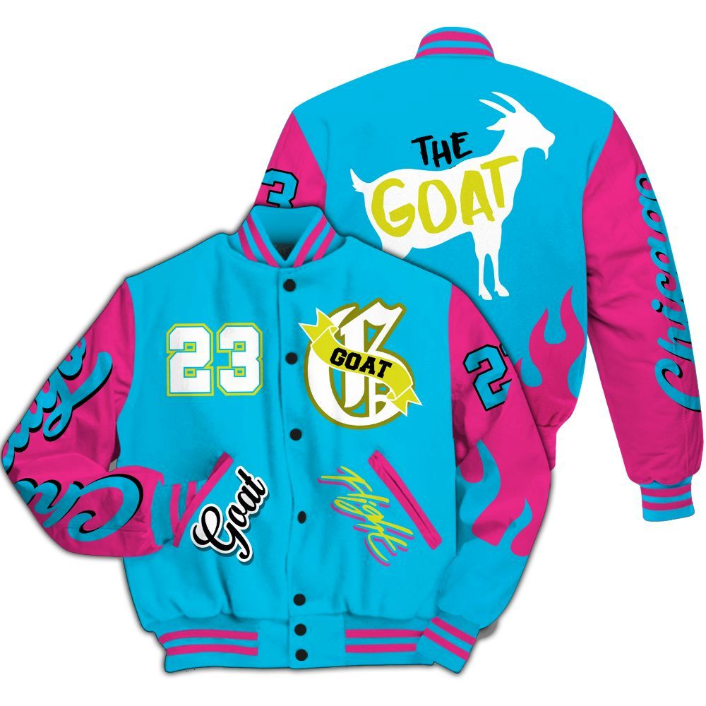 Varsity Jacket To Match Tokyo Nights Stewie 3s - The G.O.A.T Flight Streetwear All Over Print
