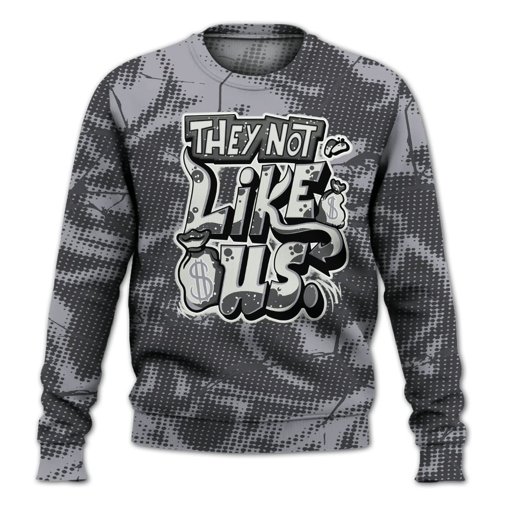 Sweatshirt To Match Fear 4s - Dislike Us Graphic All Over Print
