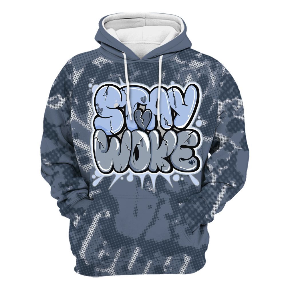 Hoodie To Match Low Diffused Blue 11s - Stay And Woken Street All Over Print