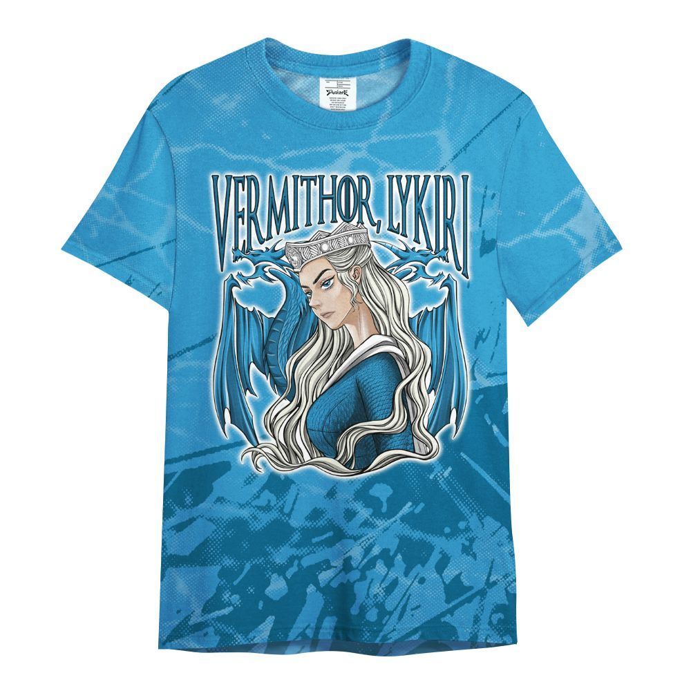 Shirt To Match Powder Blue 9s - Dragon's Mom! Profound All Over Print