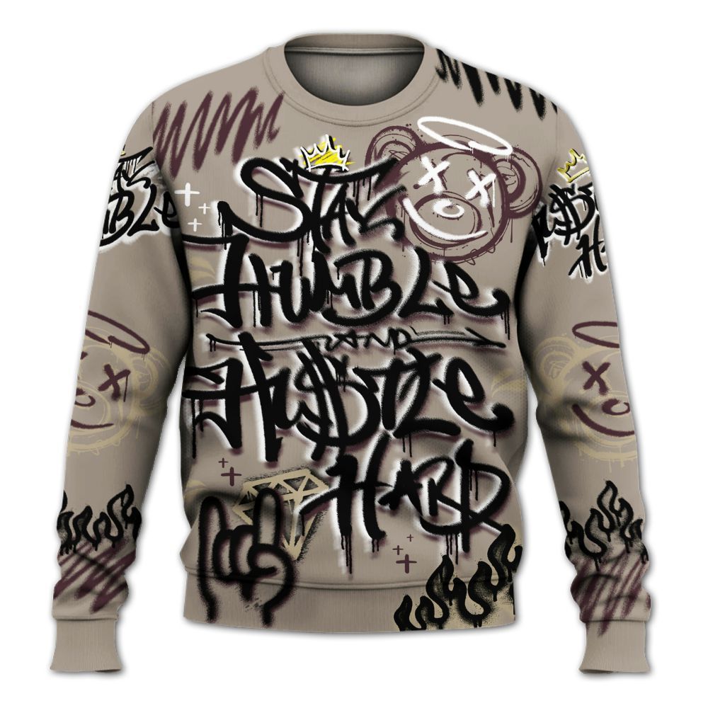 Sweatshirt To Match AMM Retro Phantom 4s - Humble Drip Streetwear Graffity All Over Print