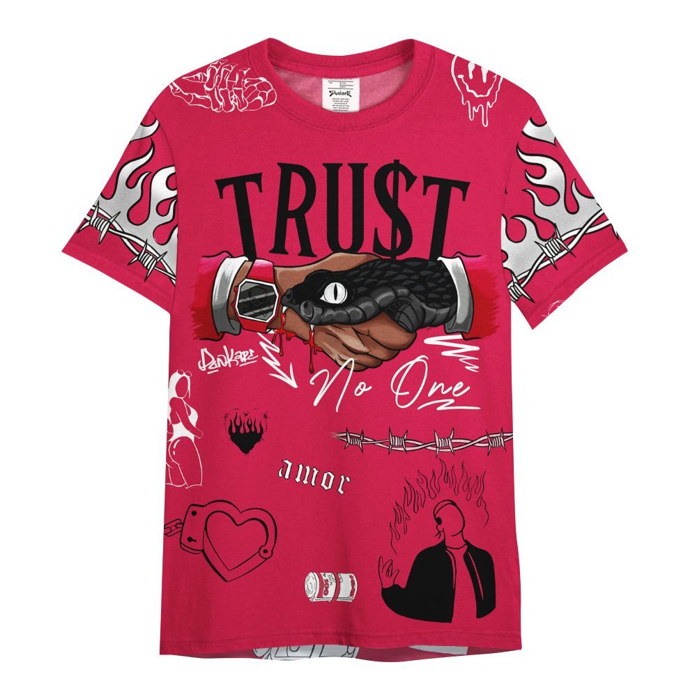 Shirt To Match Black Toe 14s - Trust No One Graphic All Over Print