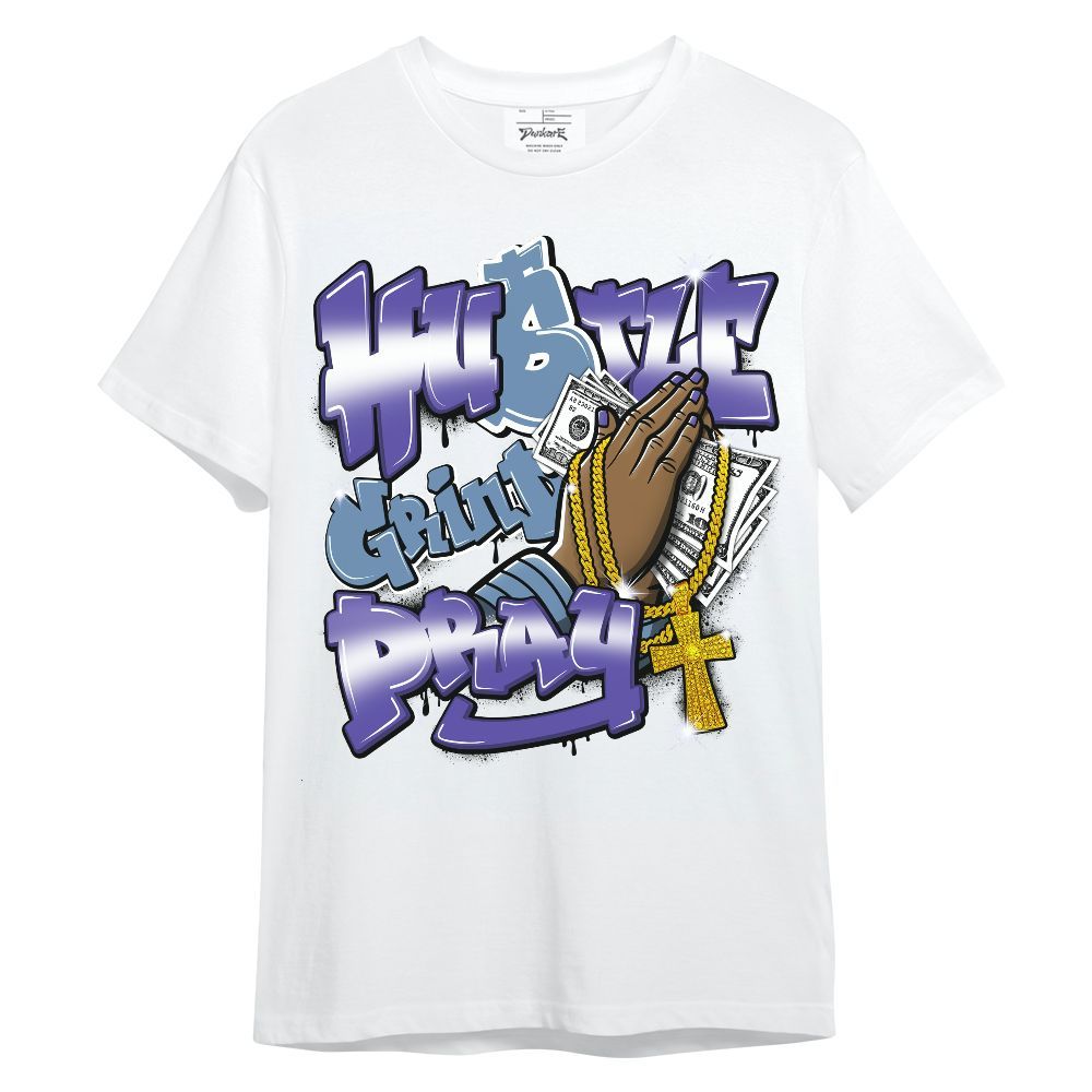 Shirt To Match Retro Concord 5s - Hustle, Money Pray Streetwear Unisex Shirt
