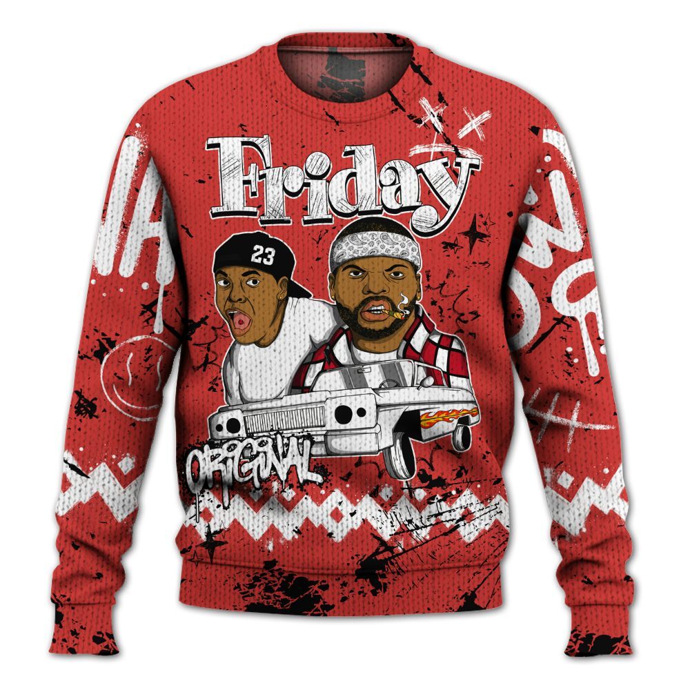 Knitted Sweater To Match Scoot Zeros ODD City - Friday Sneaker Crayon