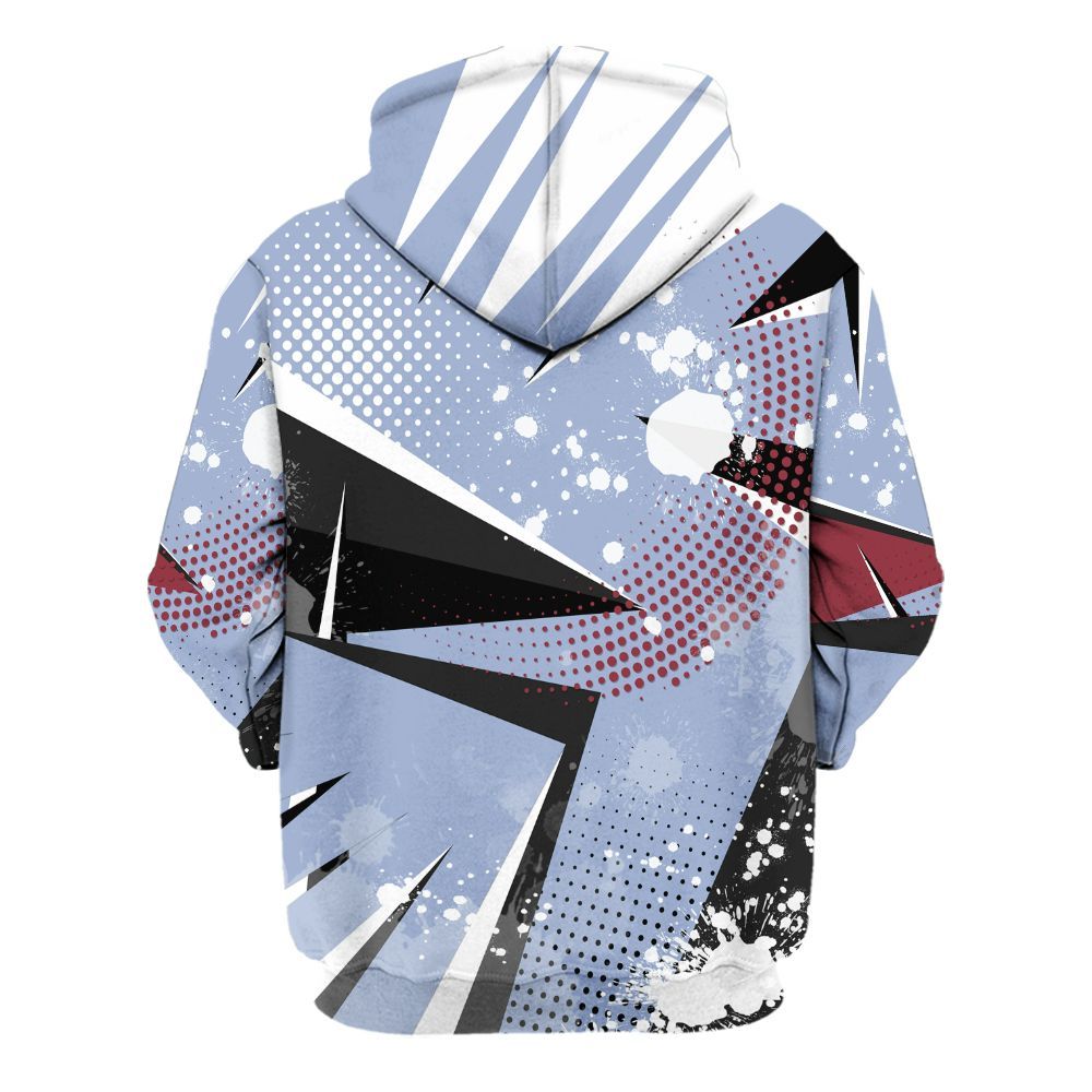 Hoodie To Match Black Metallic 5s - Poly Trust No One Dripping All Over Print