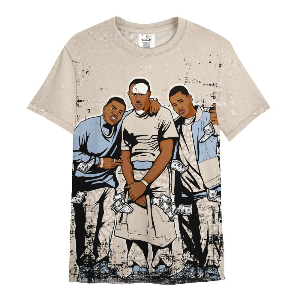Shirt To Match Desert Sand 3s - Paid In Full Money All Over Print