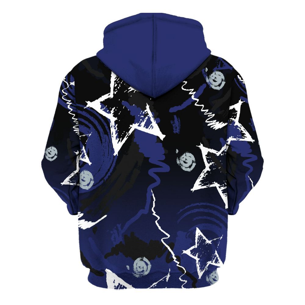Hoodie To Match Midnight Navy 11s - Grind Shine Later Drip All Over Print