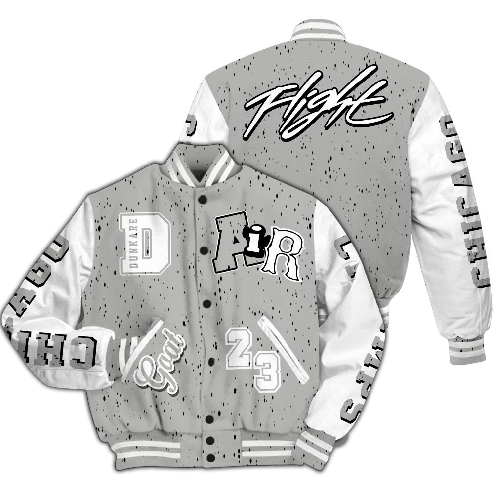 Varsity Jacket To Match Retro White Oreo 4s - AIR Number 23 GOAT All Over Print