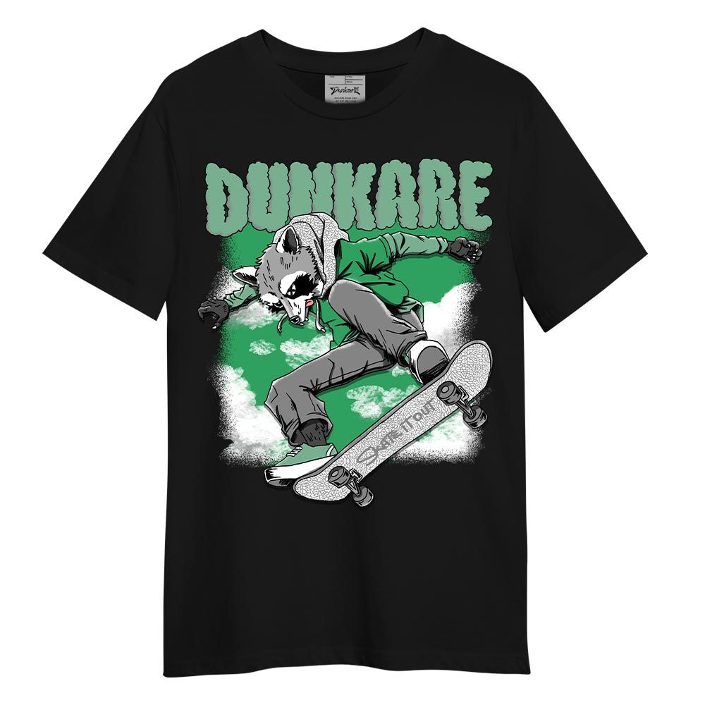 Shirt To Match Black Green Glow 3s T-- Skateboard Raccoon T-Shirt Unisex