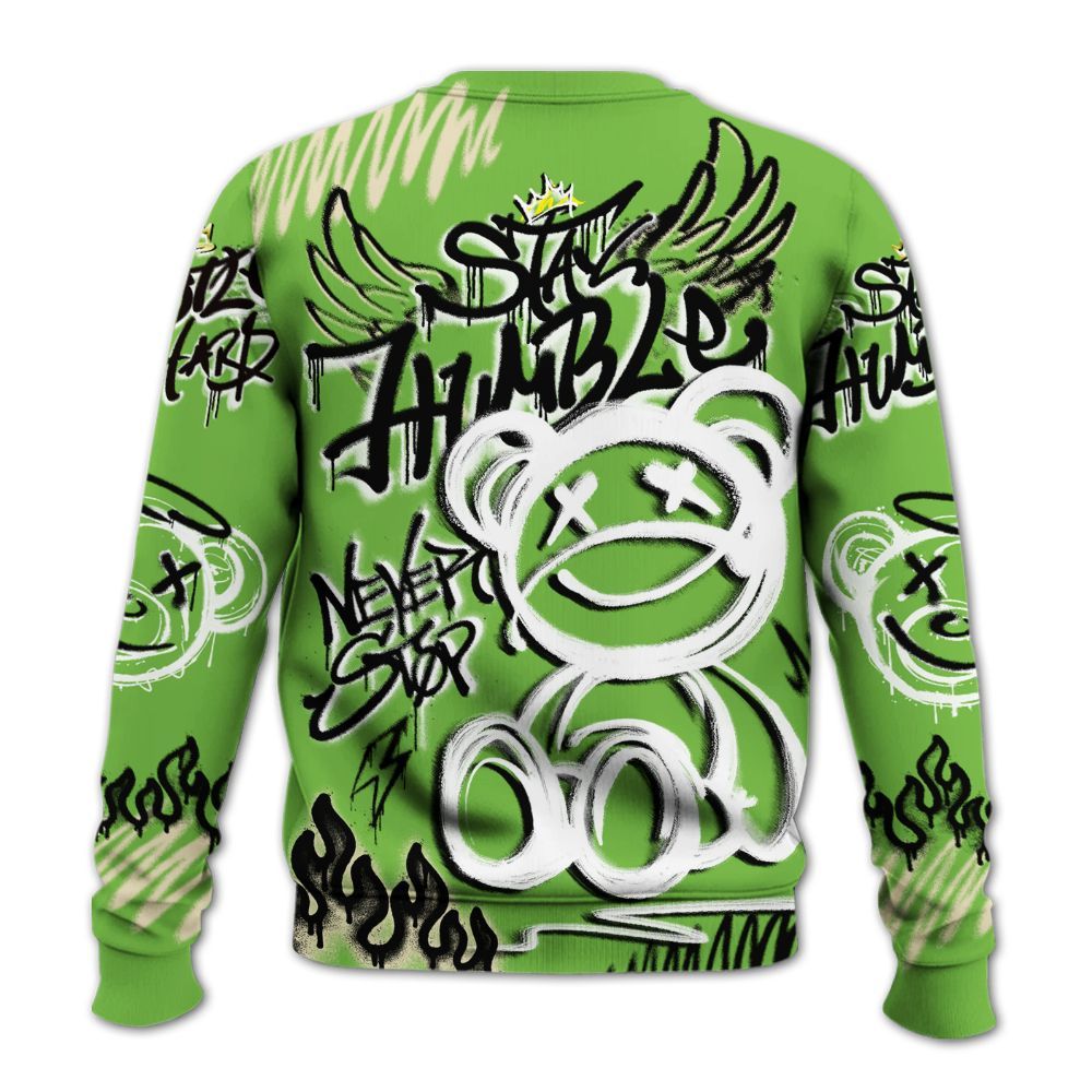 Sweatshirt To Match Air Max Waffle SP Action Green - Humble Drip Streetwear Graffity All Over Print