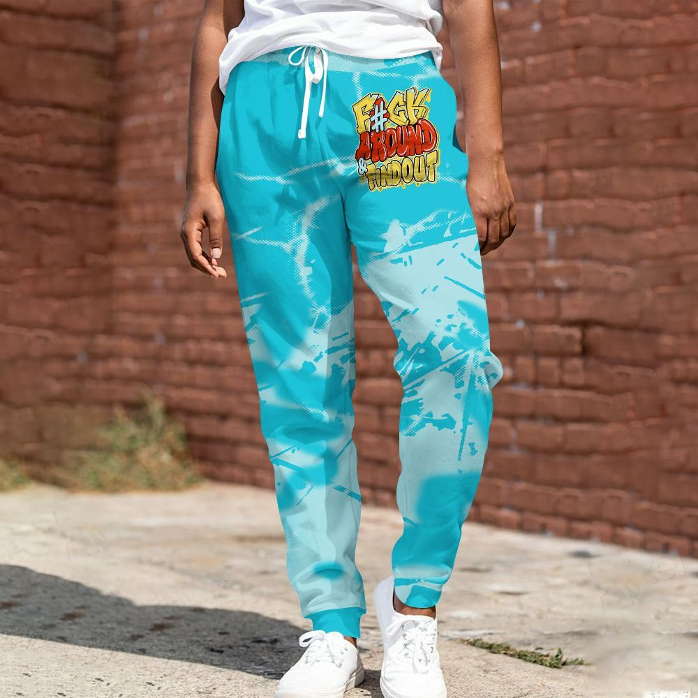 Sweatpant To Match Dunk Low KD 17 N7 - F Around Find Out Graphic Profound All Over Print