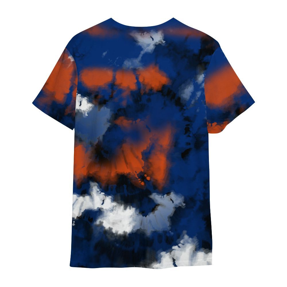 Shirt To Match Mid Knicks 1s - God Blessed Tie Dye All Over Print