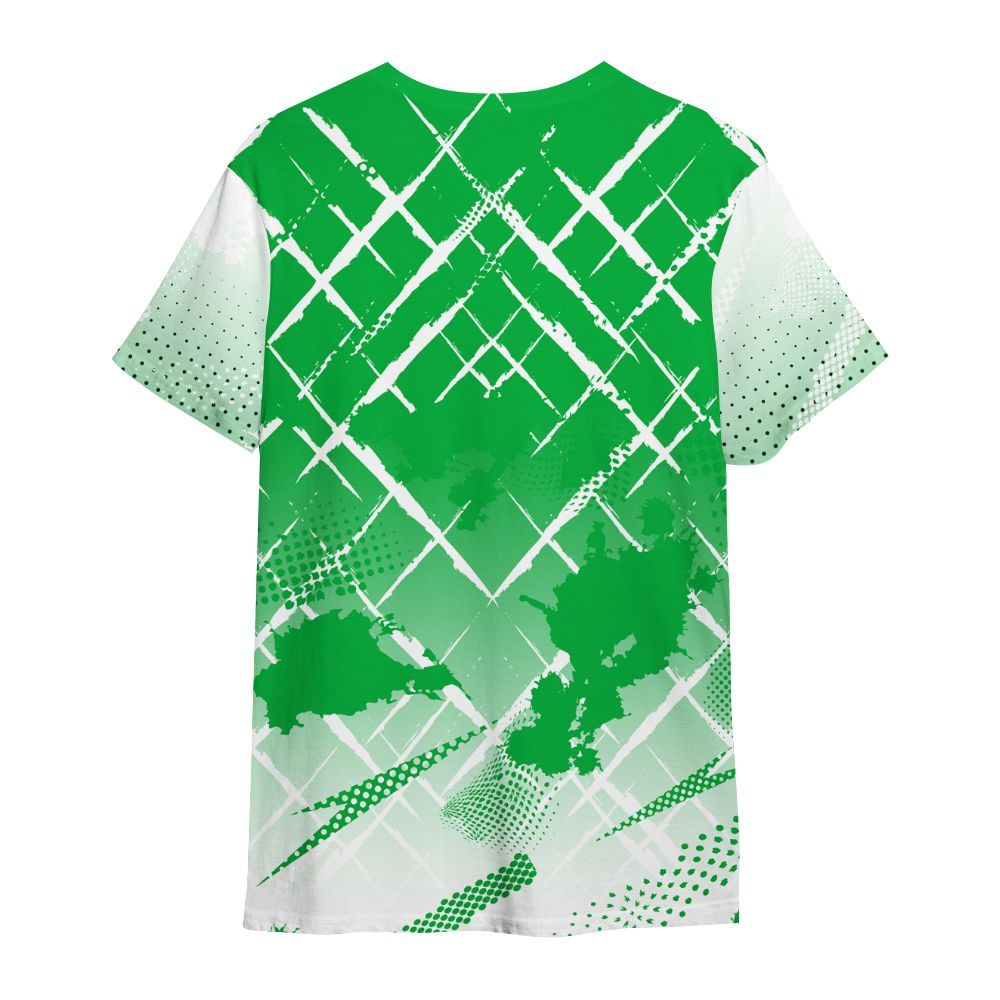 Shirt To Match Lucky Green 5s - Halftone Stand Business Dripping All Over Print