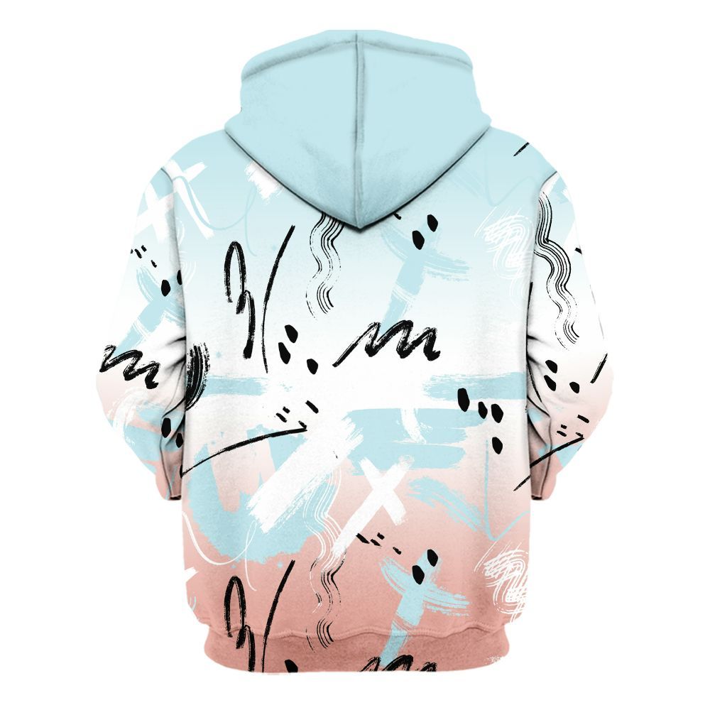 Hoodie To Match Dunk Low Glacier Arctic - Money Hustle Grind Pray All Over Print