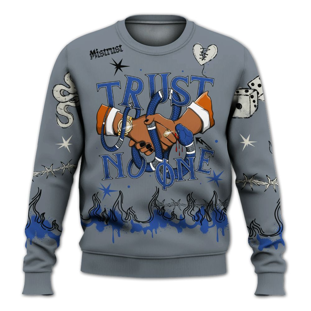 Sweatshirt To Match RS-X GS League - Trust No One Snake-Bite Doodle Crayon All Over Print