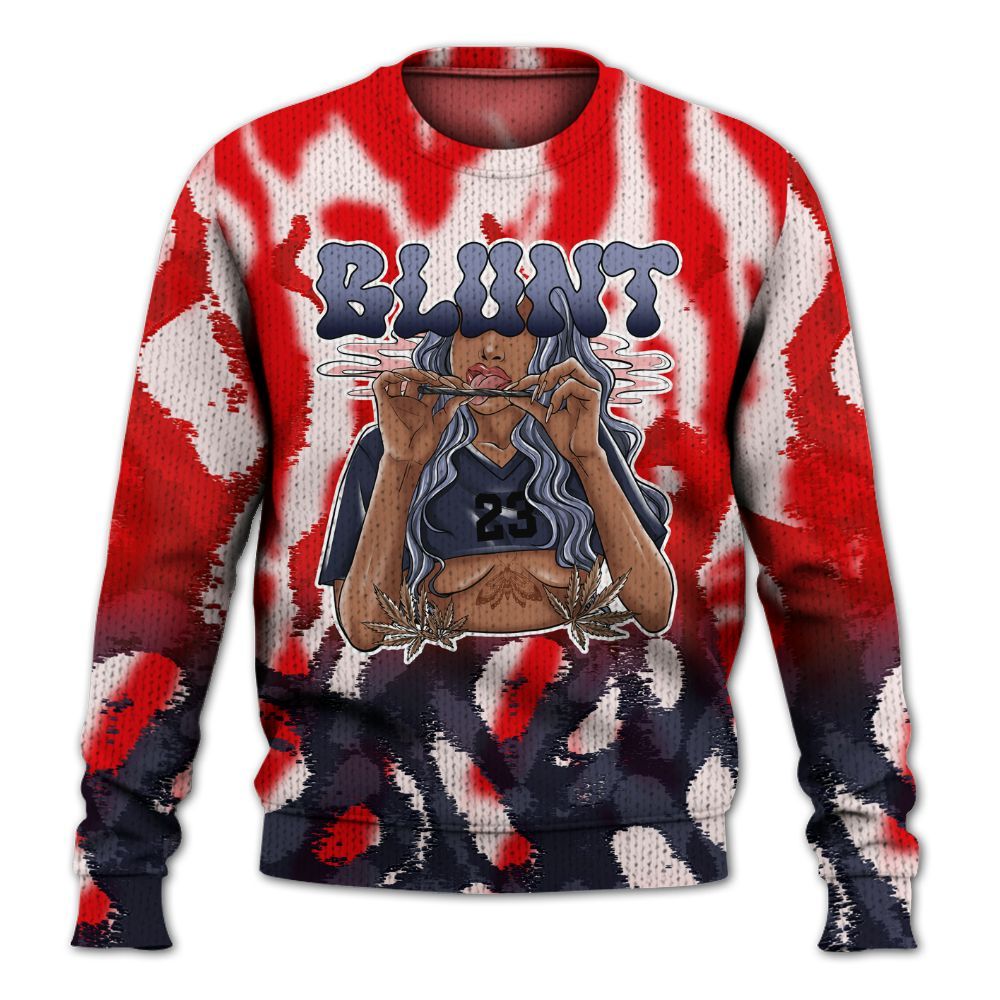 Knitted Sweater To Match Low OG Howard Bison 1s - Bluntz Burnz