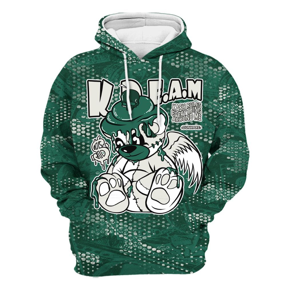 Hoodie To Match Oxidized Green 4s - Loot Bear All Over Print